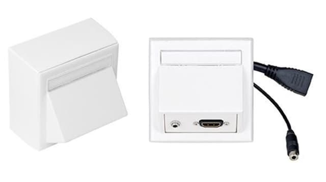 Vivolink Vägguttag HDMI + 3,5mm LJUD UTANPÅLIGGANDE (WI221170)