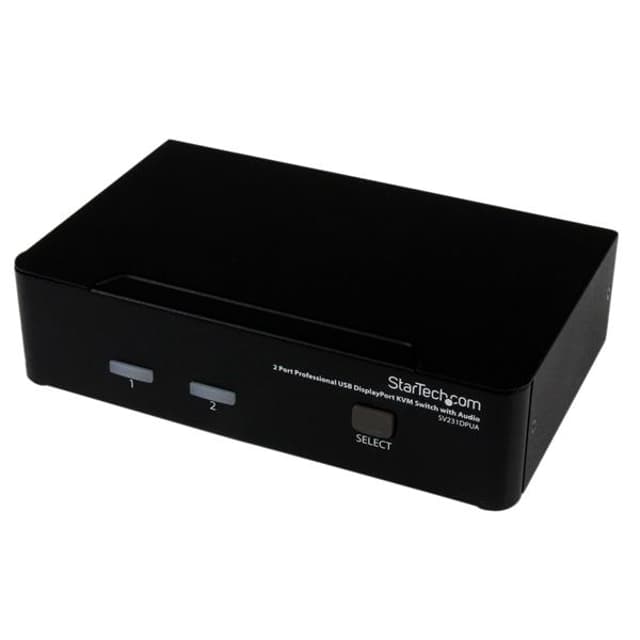 Startech 2 Port Professional USB DisplayPort KVM Switch with Audio (SV231DPUA)