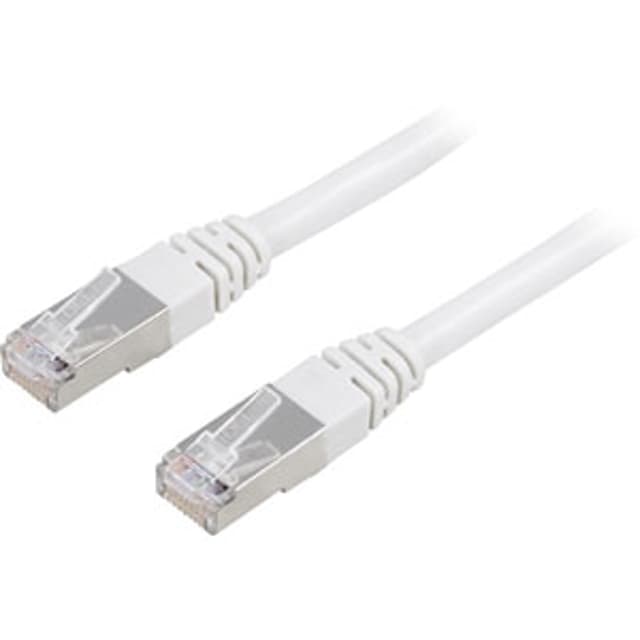 Deltaco Patch-kabel RJ-45 Cat 6 0.5m Vit (STP-60V)