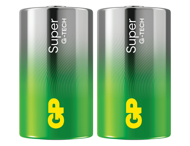 GP Batteries Super Alkaline GP13A Engångsbatteri D, LR20 Alkalisk (151425)
