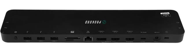 Prokord Workplace Dockningsstation USB-C – 3x 4K, DisplayLink, 80W USB-C 3.2 Gen 1 (3.1 Gen 1) (PD-DOCK01-S)