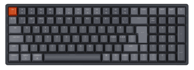 Keychron K4 RGB Aluminium Hot-Swap Brown (Version 2) Gateron Brown Nordisk