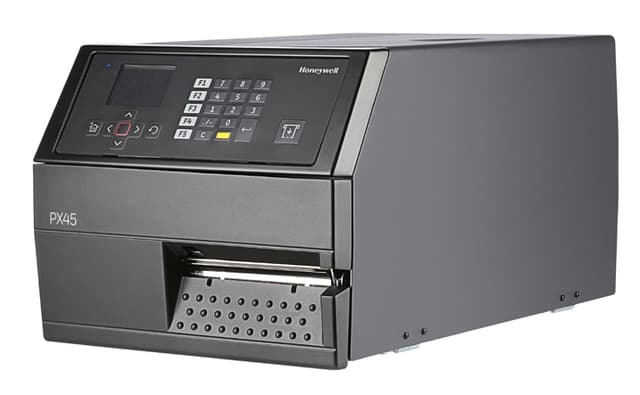 Honeywell PX45A, Ethernet, TT 300 DPI, etikettskrivare Termal transfer 203 x 203 DPI 300 mm/sek Kabel Nätverksansluten (Ethernet) (PX45A00000000300)