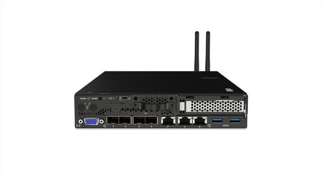 ThinkSystem SE350 servrar Rack (1U) Intel® Xeon® D D-2143IT 2,2 GHz DDR4-SDRAM (7D1XA02JEA)