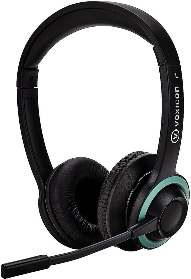 Voxicon Headset HM755U-C with USB-C Stereo USB-C Marineblå, Sort