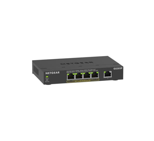 Netgear GS305PV3 5-Port Gigabit Ethernet Unmanaged PoE+ 63W (GS305P-300EUS)