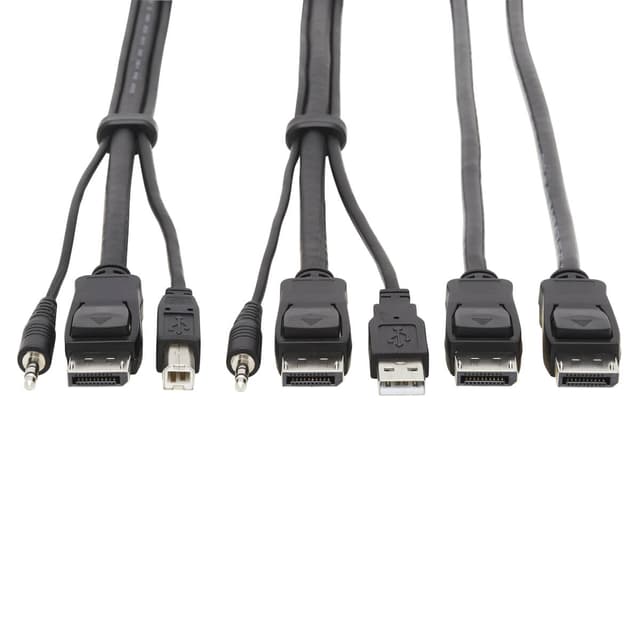 Eaton Dual DisplayPort KVM Cable Kit 1.8M (P783-006-DP)
