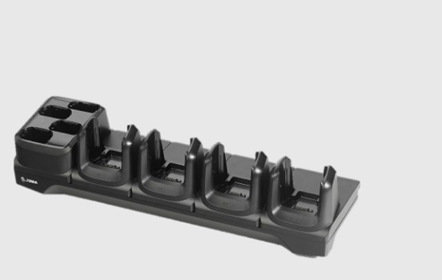 Zebra Cradle 4-Slot Charger Only With 4-Slot Spare Charge - MC33xx (CRD-MC33-4SC4BC-01)