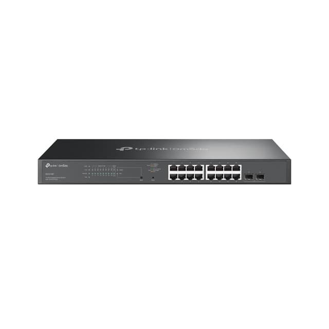 TP-Link Omada SG2218P nätverksswitchar hanterad L2/L2+ Gigabit Ethernet (10/100/1000) Strömförsörjning via Ethernet (PoE) stöd 1U Svart (SG2218P)