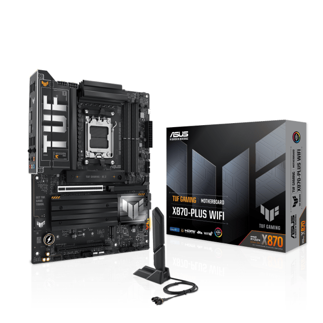 TUF GAMING X870-PLUS WIFI AM5 ATX Moderkort (90MB1IU0-M0EAY0)
