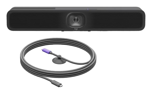 Logitech MeetUp 2 Konferenssikamera + Logitech Active USB-C -kaapeli 
