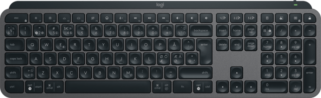Logitech MX Keys S Trådløs Nordisk Tastatur