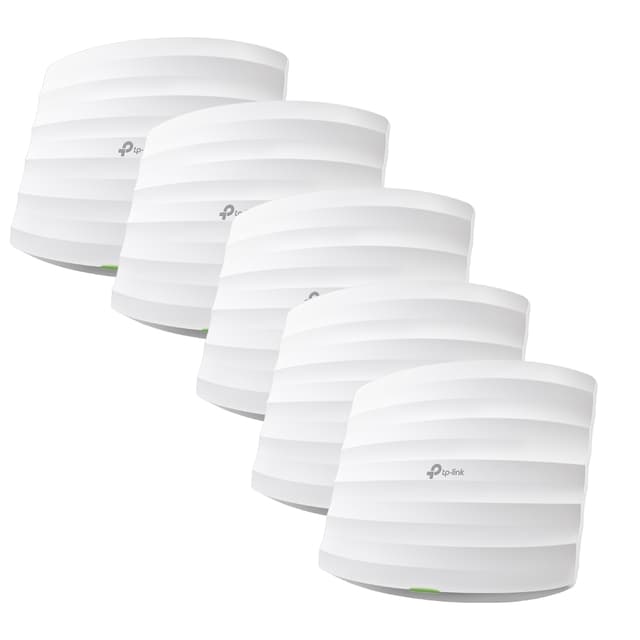 TP-Link Omada EAP245(5-PACK) access-punkter för trådlösa nätverk 1750 Mbit/s Vit Strömförsörjning via Ethernet (PoE) stöd (EAP245(5-PACK))