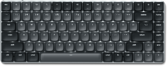 Satechi SM1 Slim Mechanical Keyboard Trådbunden och trådlös Nordisk (ST-KSM1DK-ND)