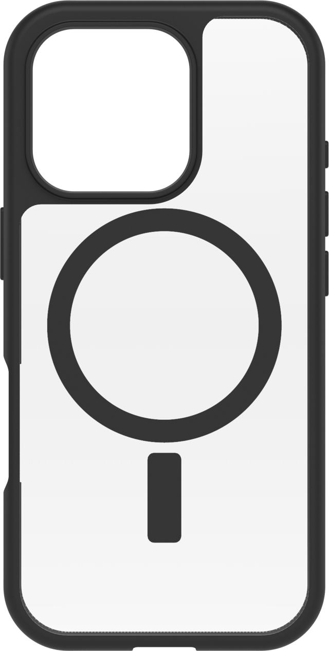 Otterbox React Magsafe iPhone 16 Pro Gjennomsiktig, Svart
