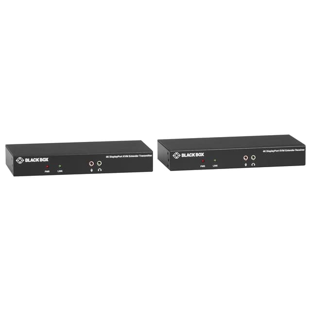 Black Box KVX KVM Extender Over CATX - 4K DP Audio USB 