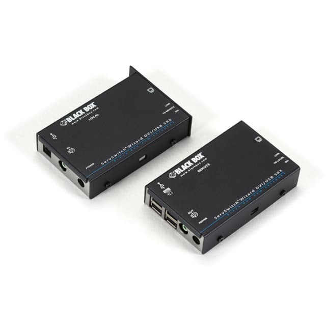 Black Box DVI-D USB KVM Extender med ljud, CATx 50 m (ACU5501A-R4)