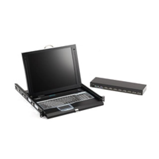 Black Box 17" KVM Console Drawer With 8-Port Switch - VGA (KVT417A-8UV-R2)