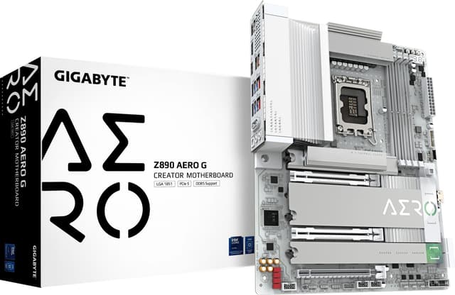 Gigabyte Z890 Aero G LGA 1851 ATX Moderkort (Z890 AERO G)