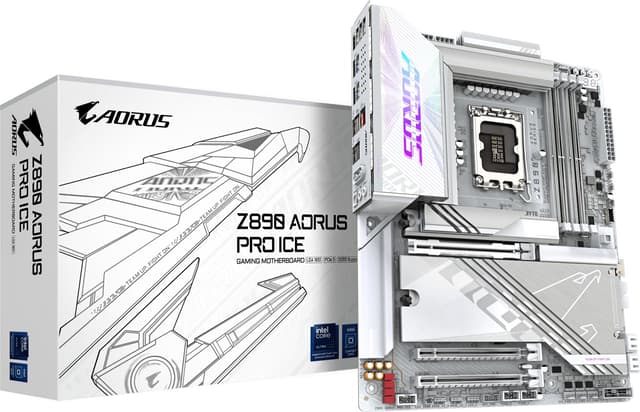 Gigabyte Z890 Aorus Pro Ice LGA 1851 ATX Moderkort (Z890 AORUS PRO ICE)