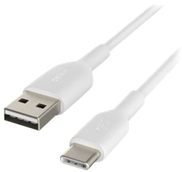 Belkin BoostCharge Cable 0.15m USB-A USB-C Wit