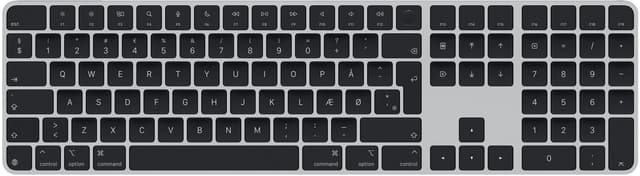 Apple Magic Keyboard Touch ID Apple Silicon numerisk USB-C (2024) Trådbunden och trådlös Svenska, Finska