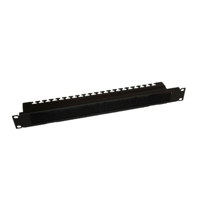 Lanview 1U 19" Bent Brushed Cable Organizer Panel (RAO210BL)