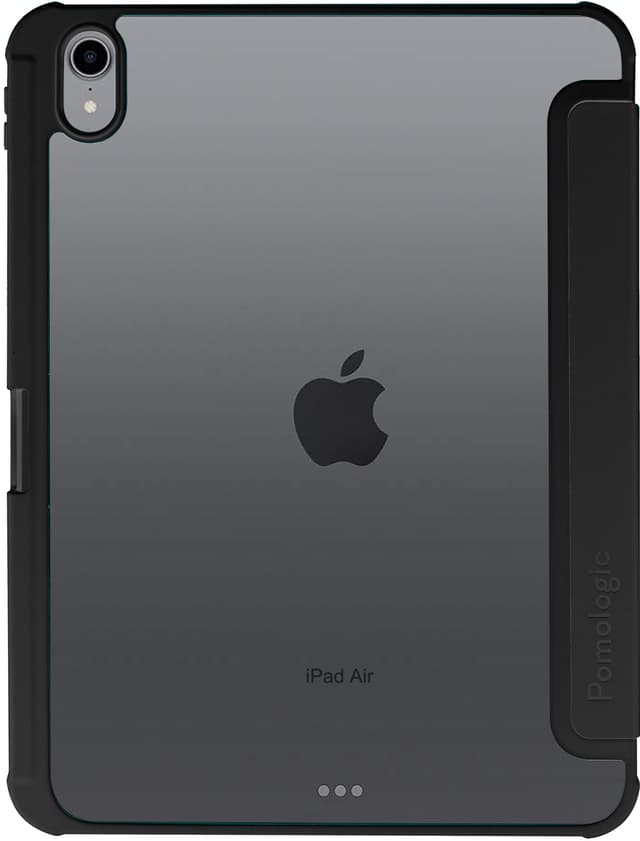 Pomologic Origami Case iPad Air 11" (M2), iPad Air 11" (M3), iPad Air 11" (M4) Svart, Transparent (POM-PENCLOCA109-201)