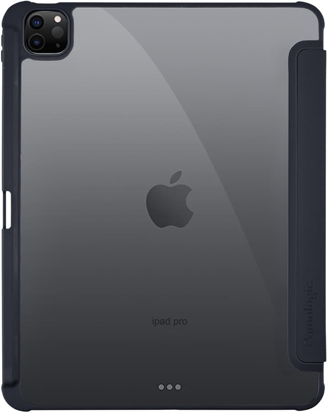 Pomologic Origami Case iPad Pro 13" (M4), iPad Pro 13" (M5) Svart, Transparent (POM-PENCLOCP129-201)