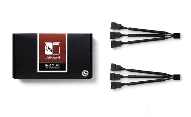Noctua 3-Way PWM Splitter x 2 (NA-SC1 SX2)