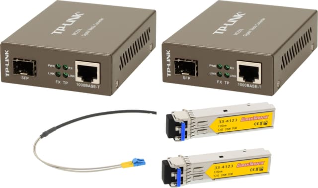 TP-Link Paket för att förlänga nätverk via fiber 75M (5011313601)