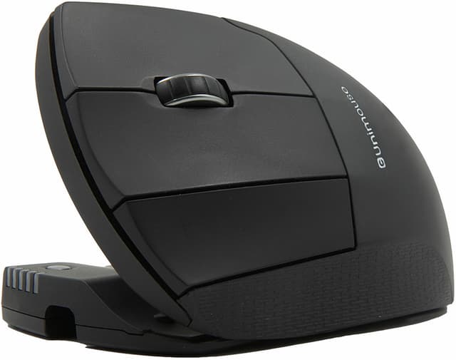 Contour Design Unimouse Left Wireless RF Wireless + Bluetooth + USB-C Mus Svart (CDUMBK11002)