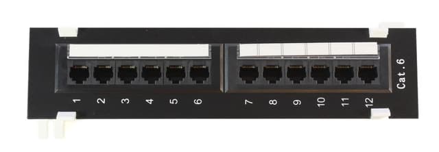 Microconnect Patchpanel Svart Cat 6 (PP-002)