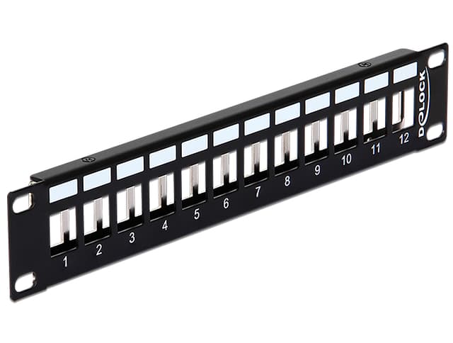 Delock Patchpanel Svart 1U (43326)