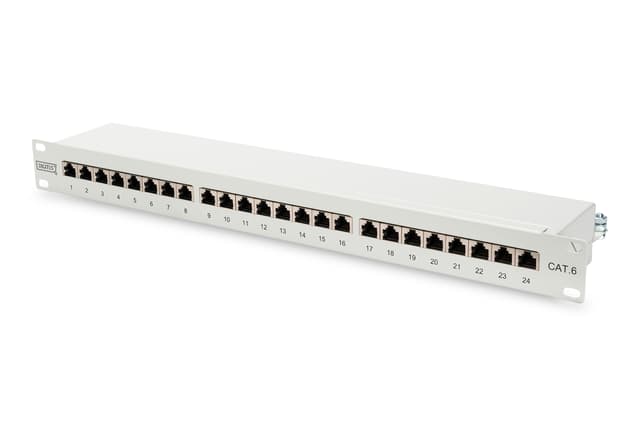 Digitus Patchpanel Grå Cat 6 1U (DN-91624S)