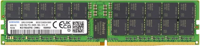 M321R8GA0BB0-CQK RAM-minnen 64 GB 1 x 64 GB DDR5 288-pin DIMM ECC 4800MHz DDR5 288-pin DIMM (M321R8GA0BB0-CQK)