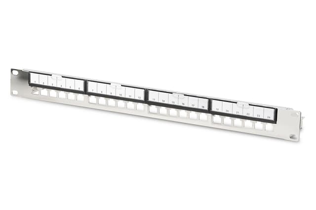 Digitus DN-91411-G patchpaneler 1U Metallisk 1U (DN-91411-G)
