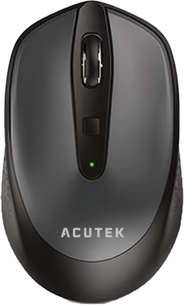 Acutek Trådlös Bluetooth Mus standard - för Kontor Bluetooth Mus Svart, Grå (AM-M21WLB)
