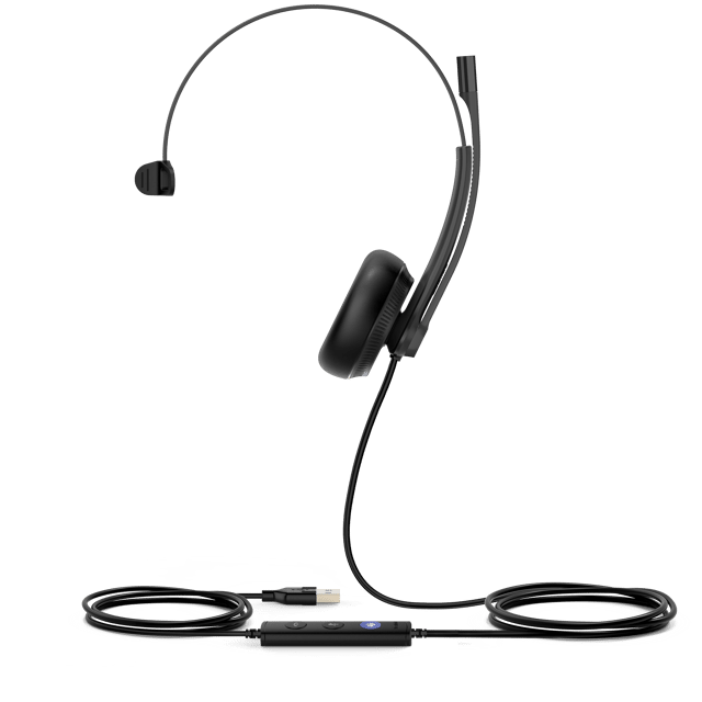 Yealink UH34 Mono USB-A Microsoft Teams Svart (1308014)