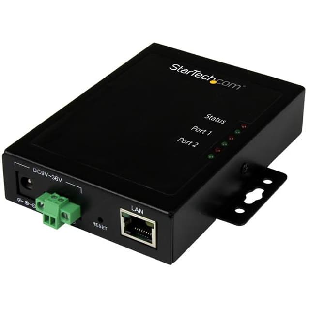 Startech Seriell-till-IP Ethernet-enhetsserver med 2 portar (NETRS2322P)