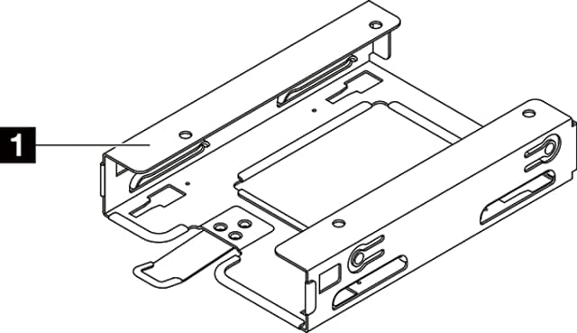 ThinkSystem ST50/ST45 2.5" HDD Cage Kit (4XF7A78617)