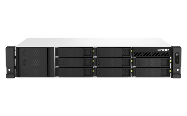 QNAP TS-873AeU-RP NAS Rack (2U) Ryzen Embedded V1500B 4 GB DDR4 QuTS hero Svart (TS-873AeU-RP- )
