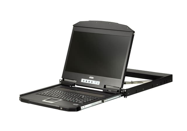 Aten CL3700NW rack 47 cm (18.5") 1920 x 1080 pixlar Metall, Plast Svart 1U (CL3700NW-NORDIC)