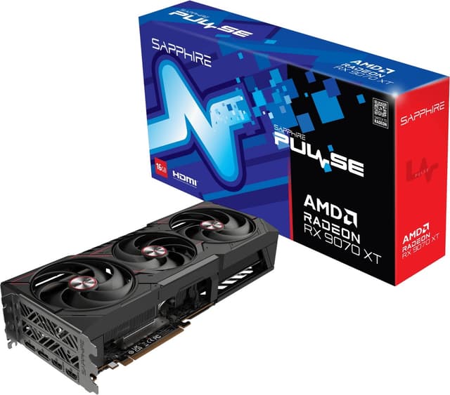 Sapphire PULSE RX 9070 XT Gaming OC 16GB (11348-03-20G)