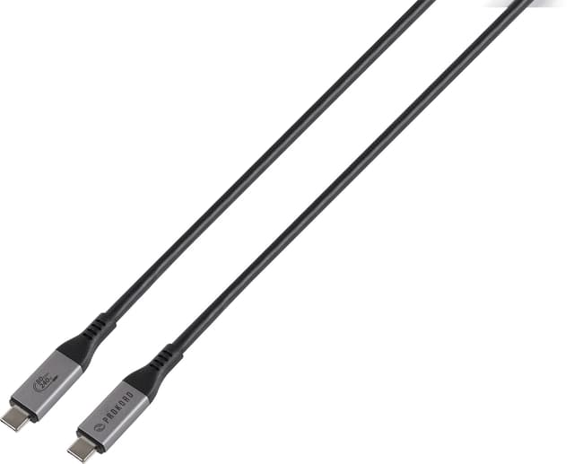 Prokord Cable USB4 40Gbps 240W 1.5m USB-C USB-C Svart (PC-CH1.5-80)