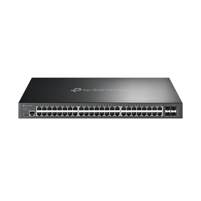 TP-Link Omada SG3452X nätverksswitchar hanterad L2+ Gigabit Ethernet (10/100/1000) 1U Svart (SG3452X)