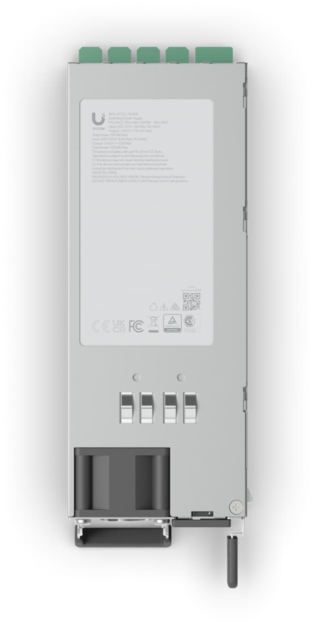Ubiquiti UniFi Hot-Swappable Power Module (1200W) 1200W (UACC-PSU-54V-1200W)