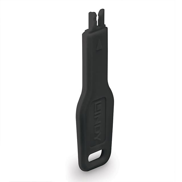 Lindy 47890 portblockerare Nyckel till portblockerare RJ-45 Svart Akrylnitrilbutadienstyren (ABS) (47890)