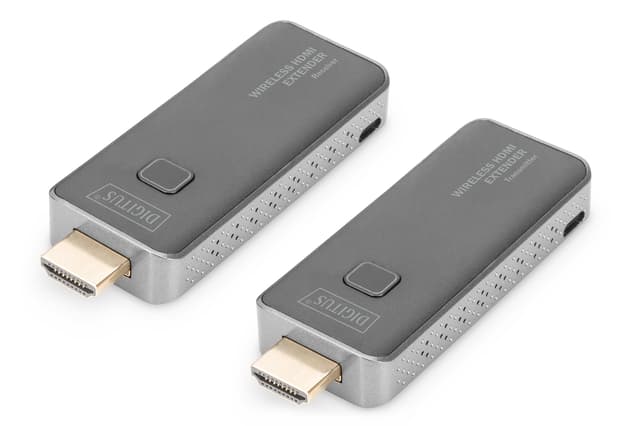 Digitus DS-55318 AV-förlängare Sändare och mottagare för AV-utrustning Svart
