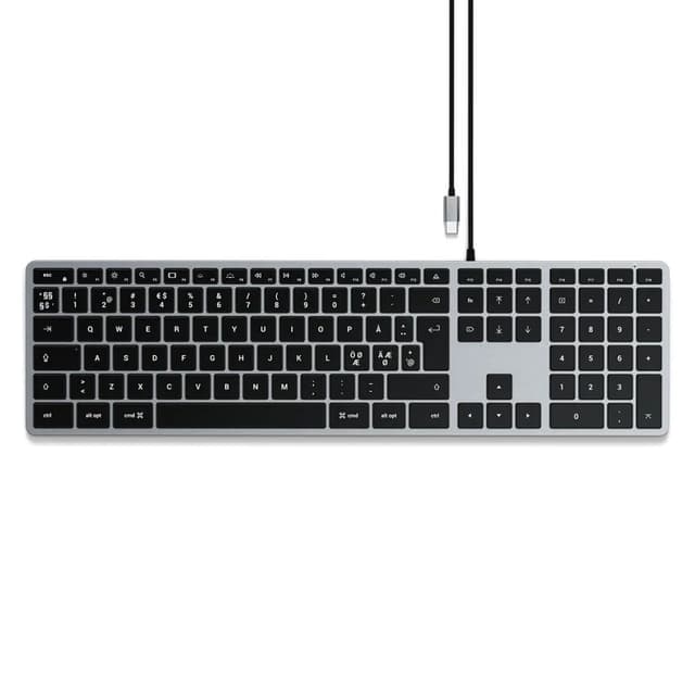 Satechi Slim W3 Wired Backlit Kabel Nordisk (ST-UCSW3M-ND)